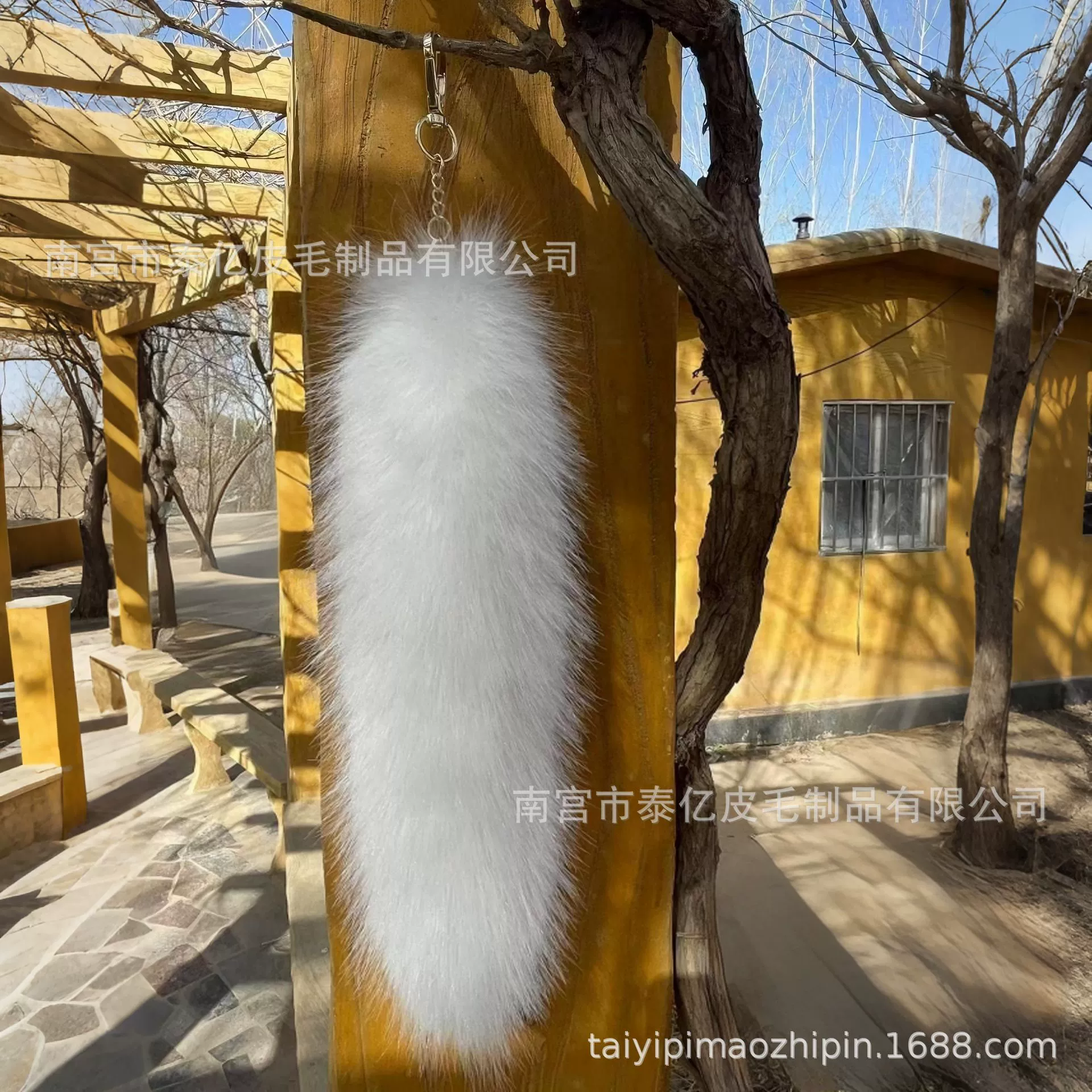 Big ecological pendant, accessory, bag decoration, keychain, halloween, fox, raccoon
