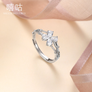 ����J0293 S925�yɭϵ�G�����~���ʯ��ָŮ�߼���С���W�tʳָ��
