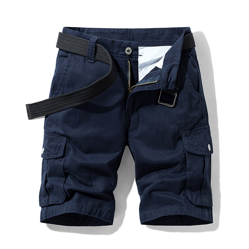 Mens Military Cargo Shorts Summer shorts, fashion brand, men's casual capris, multi pocket workwear pants, youth straight leg pants_voghion.com
