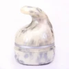 Silver blue and white porcelain