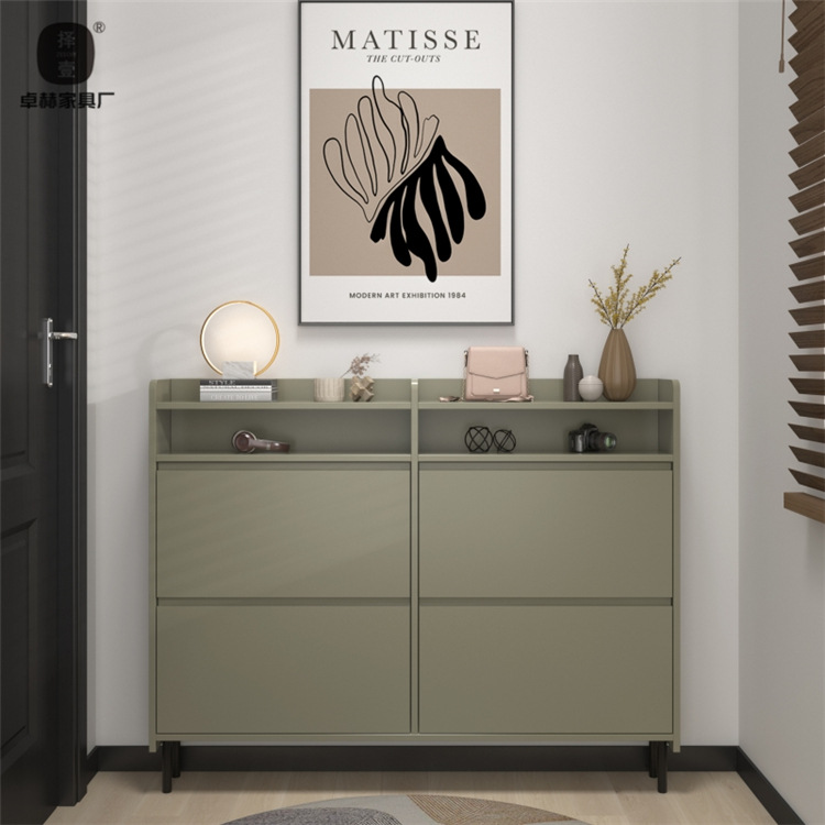 바위 회색 신발 캐비닛 길이 140 너비 28 높이 110cm 페인트 내부