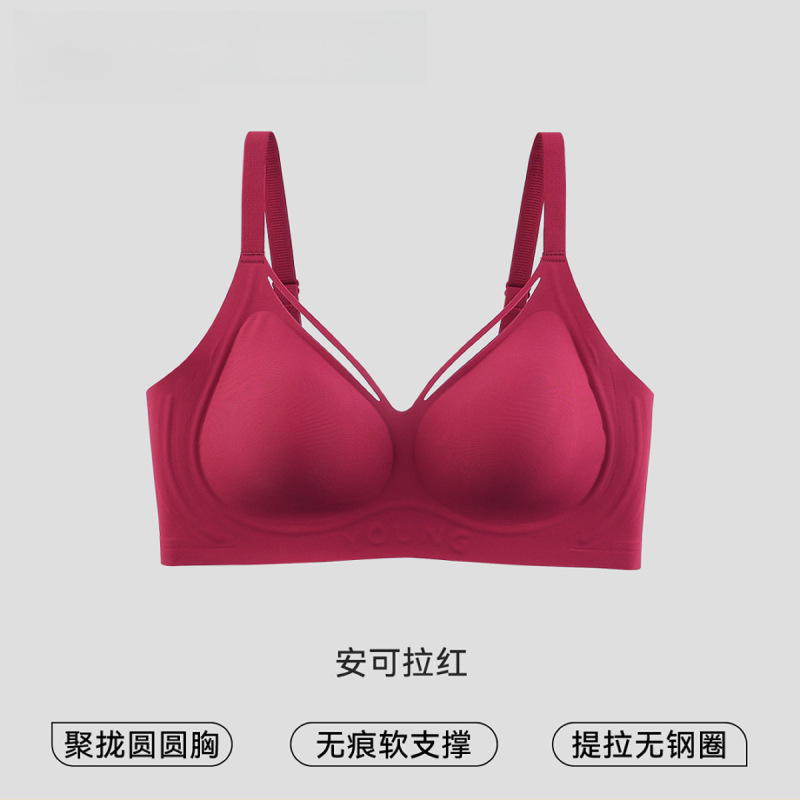 跨境无痕内衣女聚拢小胸显大提拉防下垂调整型收副2025新款文胸罩|undefined