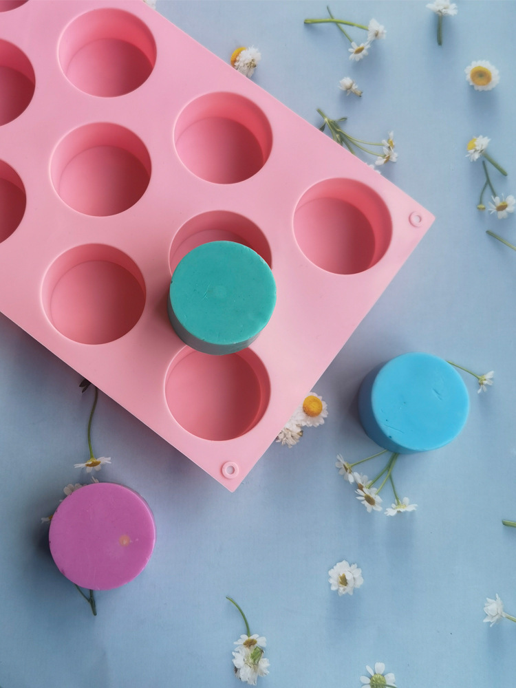 11 cilindro 31 molde de silicona pastel helado pudín molde de postre jabón utensilios de cocción