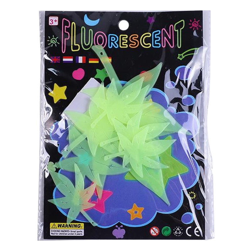 Los niños 3D fluorescente dinosaurio creativo melocotón corazón luminoso pegatinas salón dormitorio pegatinas de pared DIY pared Z decoraciones de papel
