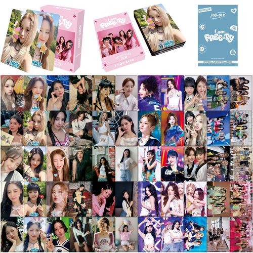 55 pieces of (G)I-DLE girl peripheral small cards Song YUQI Ye Shuhua lomo collection cards Korean style greeting cards