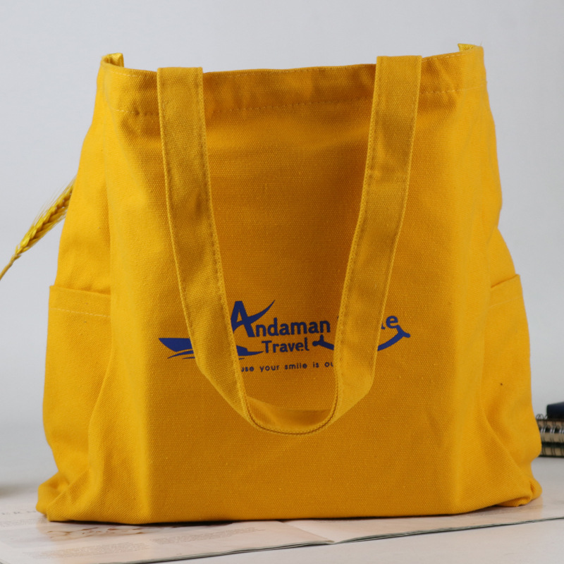 定做纯色帆布袋定制logo棉布袋单肩礼品袋热升华数码彩印丝印印刷