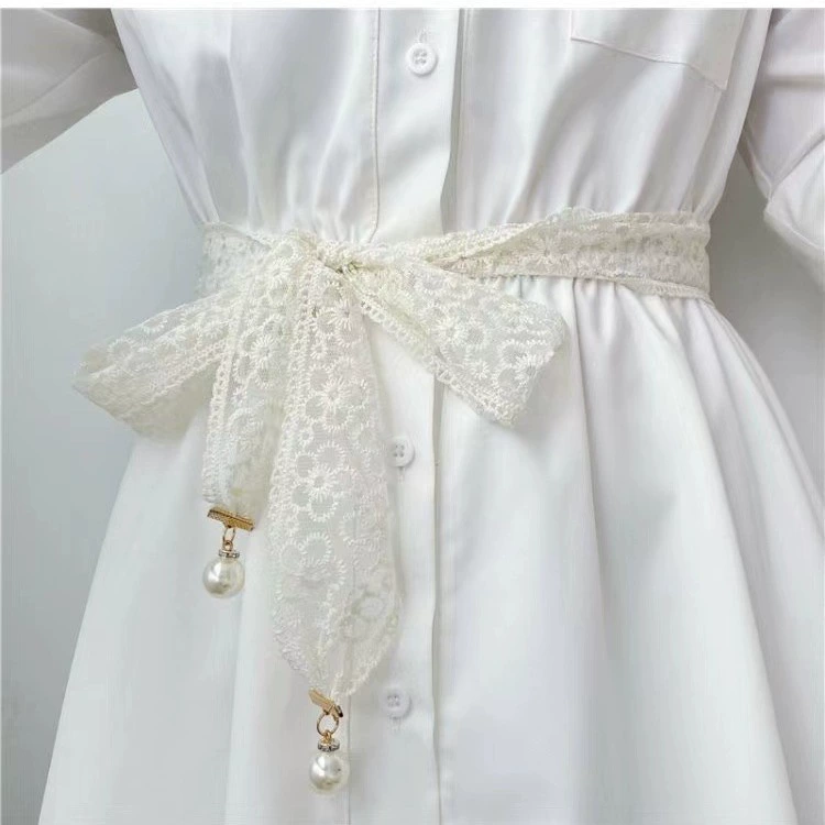 Новая талия платья дам сладкая с элегантным цепным стилем Инс девушек