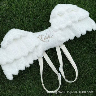 Angel wings, universal backpack to go out, adjustable sophisticated straps