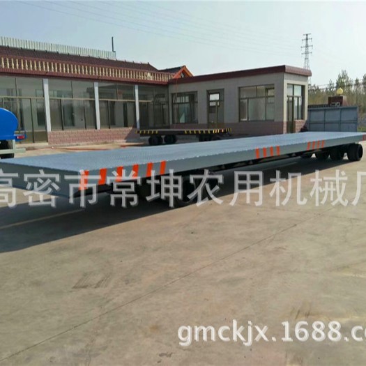 厂家供应   60吨平板拖车   重型设备运输车   量大从优