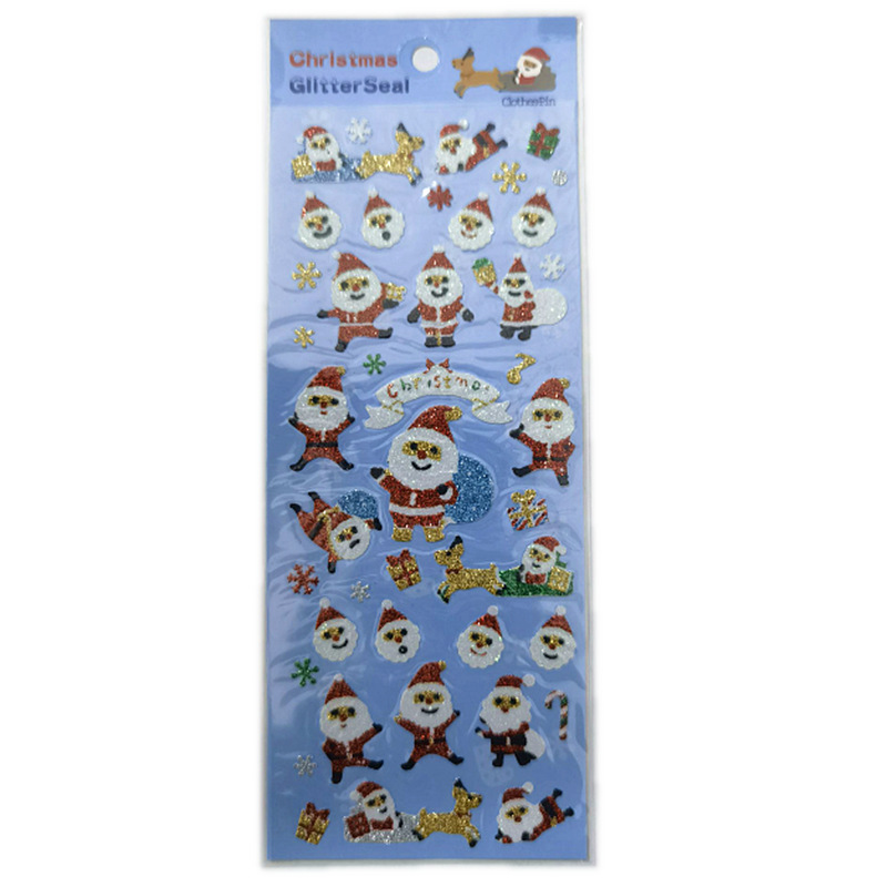Calcomanías Navideñas Infantiles Autoadhesivo para Navidad y Decoración de Agenda