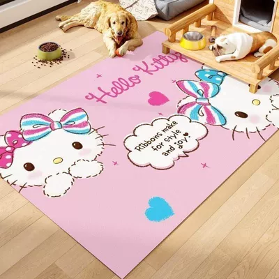 dirt-proof carpet, special non-slip floor – Avtomobil döşəmə paspasları - pencil-purple-and-blue-kitten-4060cm-waterproof-leather