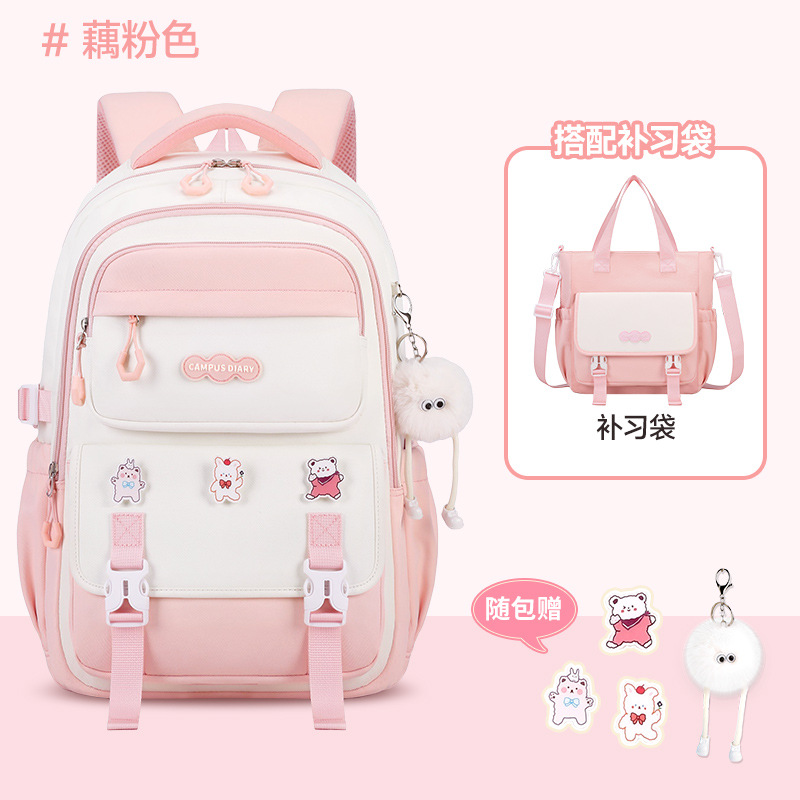 Mochila Escolar de Gran Capacidad para Secundaria de Tela Oxford, Ultraligero, para Educación Escolar