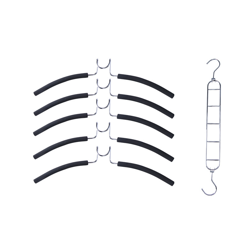 5겹 더블후크 실버+블랙