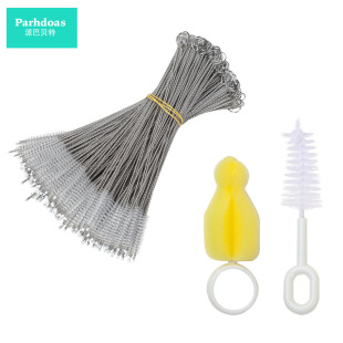 Babette Baby Bottle Suction Tube Brush Stainless Steel Suction Tube Brush Bottle Nipple Suction Tube Brush 70324