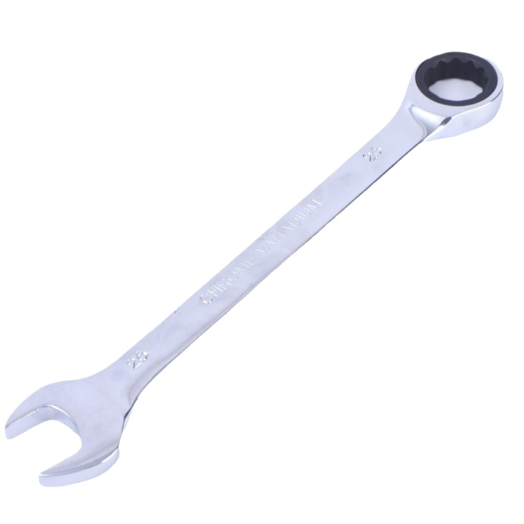 Llave de trinquete rápida de grado industrial, acero puro forjado, antioxidante, galvanizado, brillante, llave de doble propósito de 72 dientes, acero al cromo vanadio