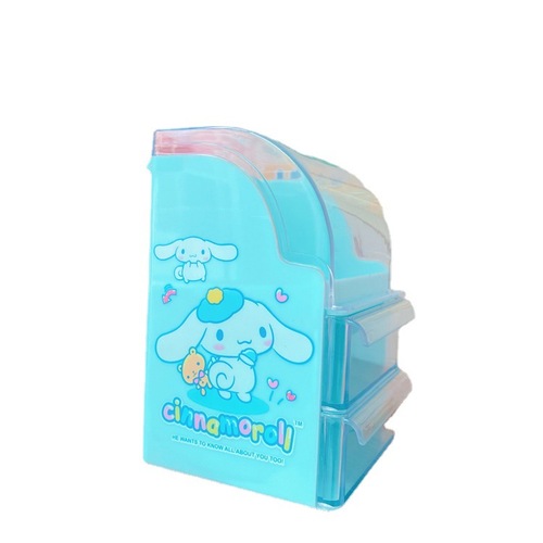Cartoon cute girly heart jewelry storage box, little devil desktop drawer box, jewelry organization small miscellaneous box