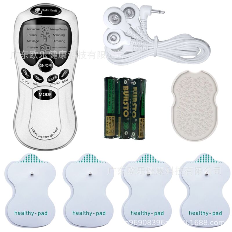 クロスボーダーデュアル出力 TENS 電気パルスマッサージャー EMS 刺激装置中低周波パルスマッサージ器具マッサージ|undefined