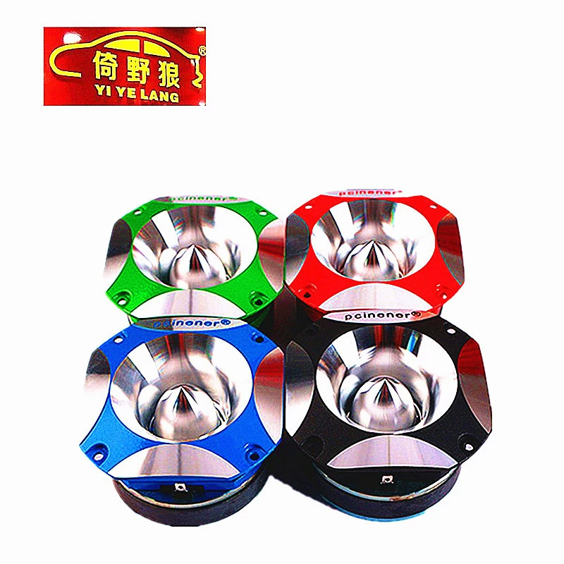 Автомобильный гудок Трансграничная автомобильная боеголовка Алюминий громкоговоритель Универсальный динамик Автомобильный динамик Аудио Модификация