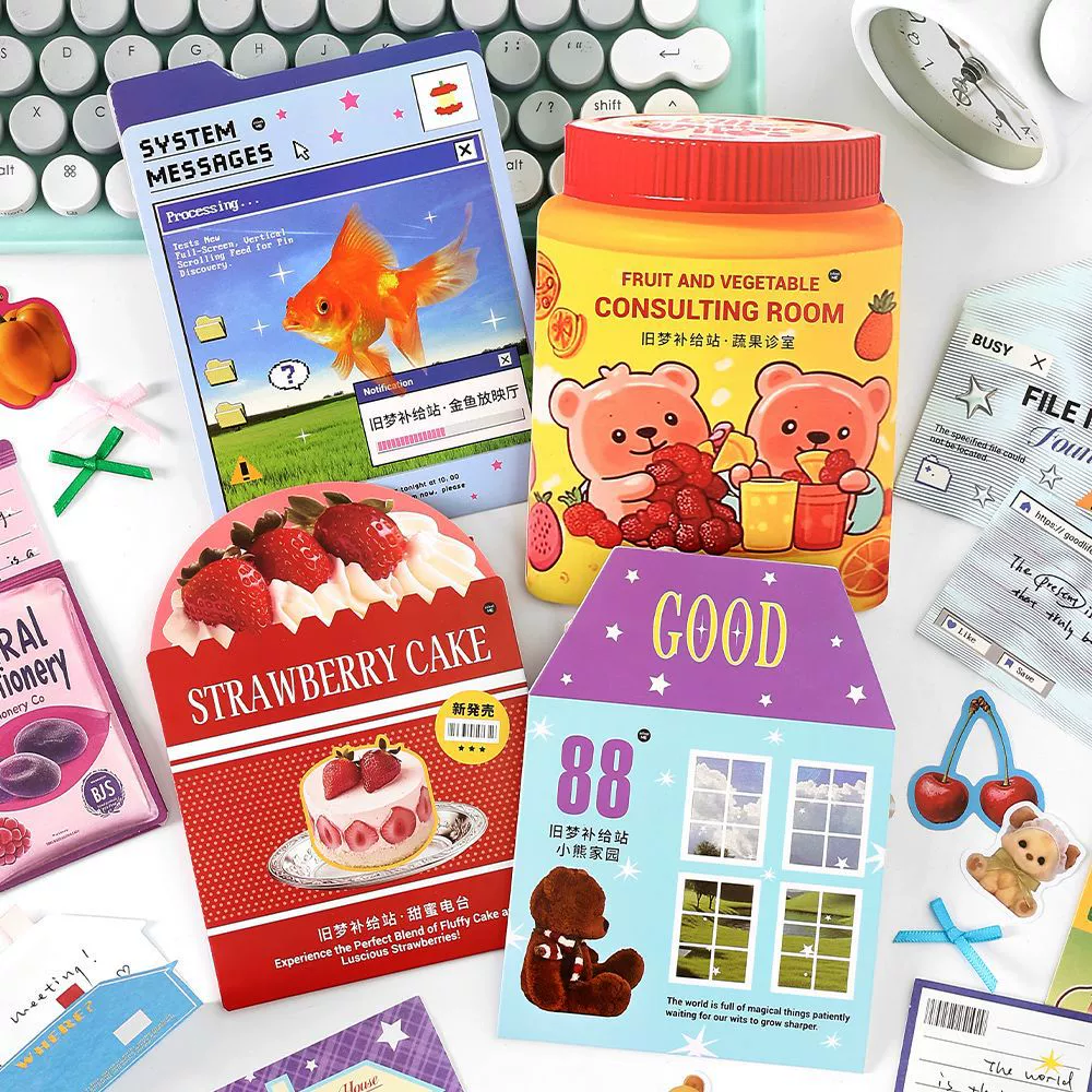 Infeel.Me пакет материалов для старых снов пополнения станции серии Древний ранний ветер ручной работы diy конверт декоративный коллаж