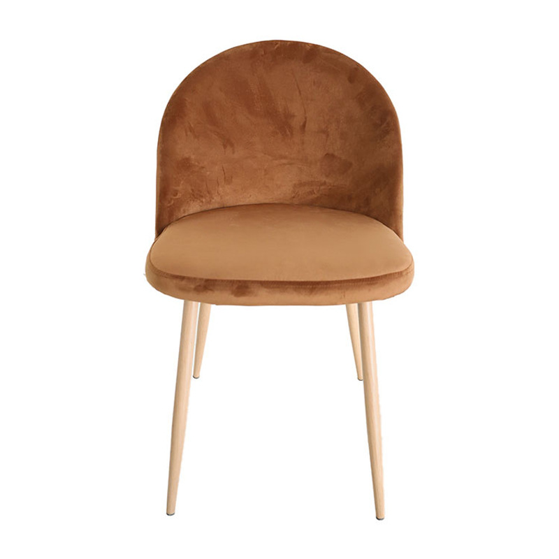 Silla de comedor de lujo ligera italiana silla de hotel casera silla de sala de estar silla de respaldo ocio moderno minimalista mesa de negociación silla