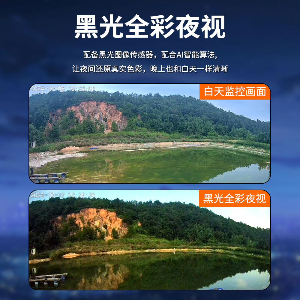 Suministro directo de fábrica, domo solar al aire libre, cámara de vigilancia 4G, PTZ inteligente IP66, detección humanoide impermeable