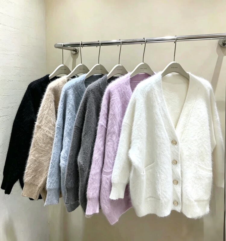 European-style knitted cardigan, new autumn sweater, women's faux mink fur, loose and relaxed fit, thickened for warmth, and slimming effect