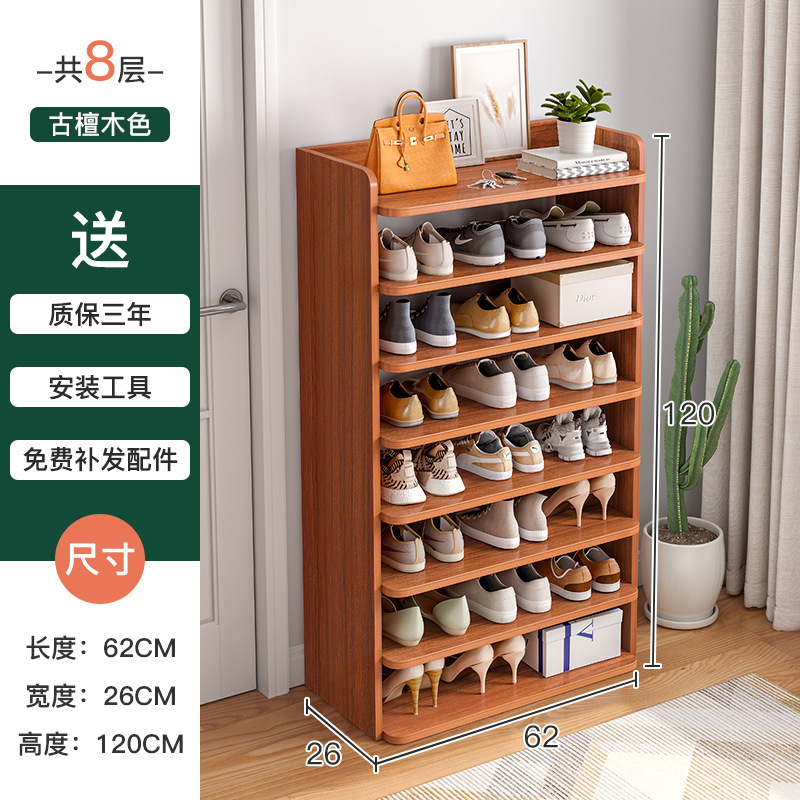 Internet celebridad zapato estante hueco puerta pequeña estrecha capas simple hogar almacenamiento artefacto ahorro de espacio casa alquiler gabinete de zapatos