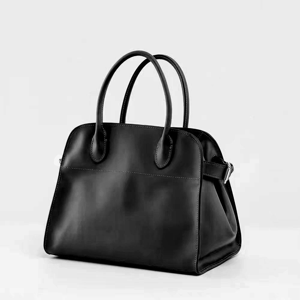 Retro New Large Capacity Tote Bag Versatile Commuter Shoulder Handbag Women's Boston Bag - Thumbnail 3