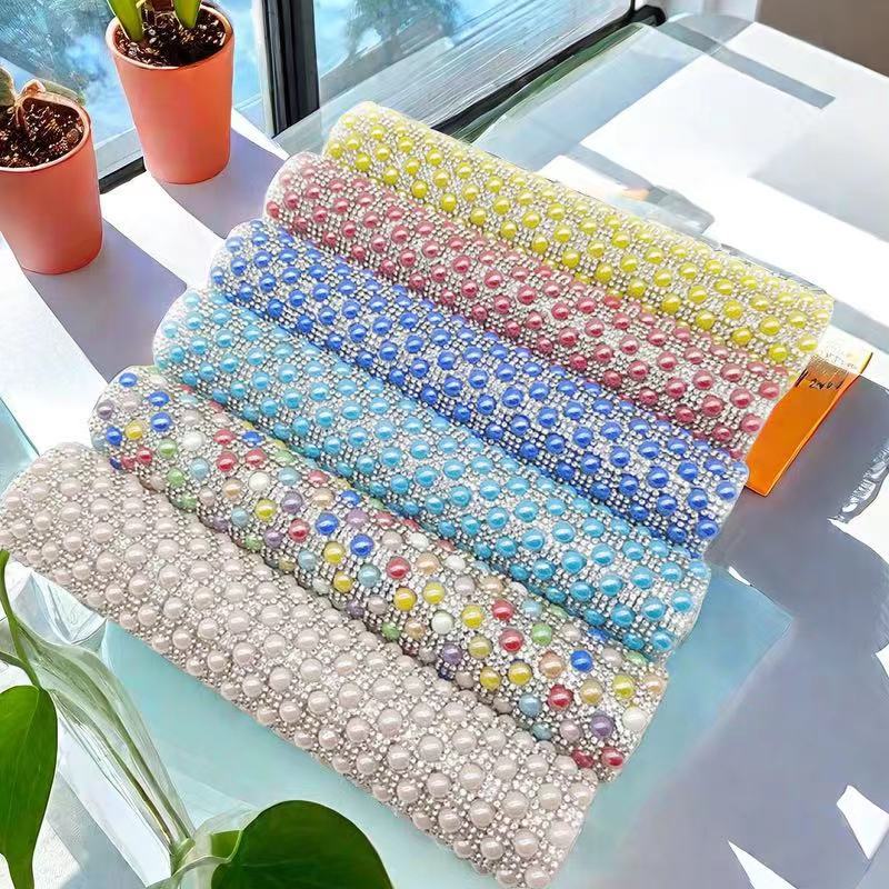 Fábrica directa de perlas de cerámica de color pegatinas de diamante pegatinas de ropa autoadhesivas pegatinas de diamante hechas a mano diy bolsa decoración pegatinas de taladro