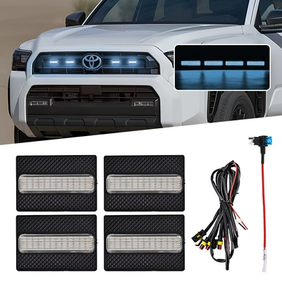 Small Yellow Lights Sr5 Grille – Gündüz işıqları - one-to-four-white-shell-ice-blue-light-with-fuse