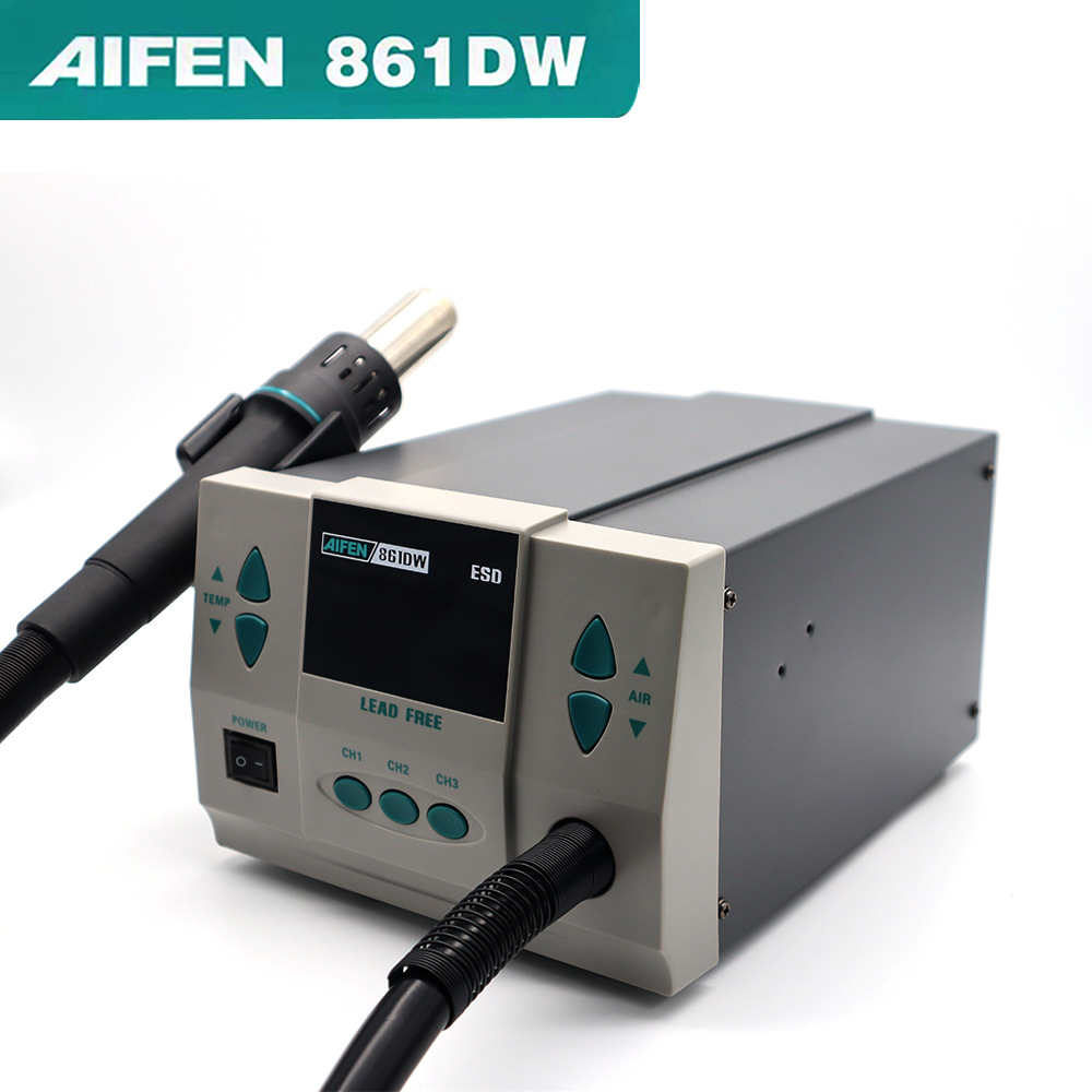 Паяльная станция AIFEN 861DW с набором 7 насадок