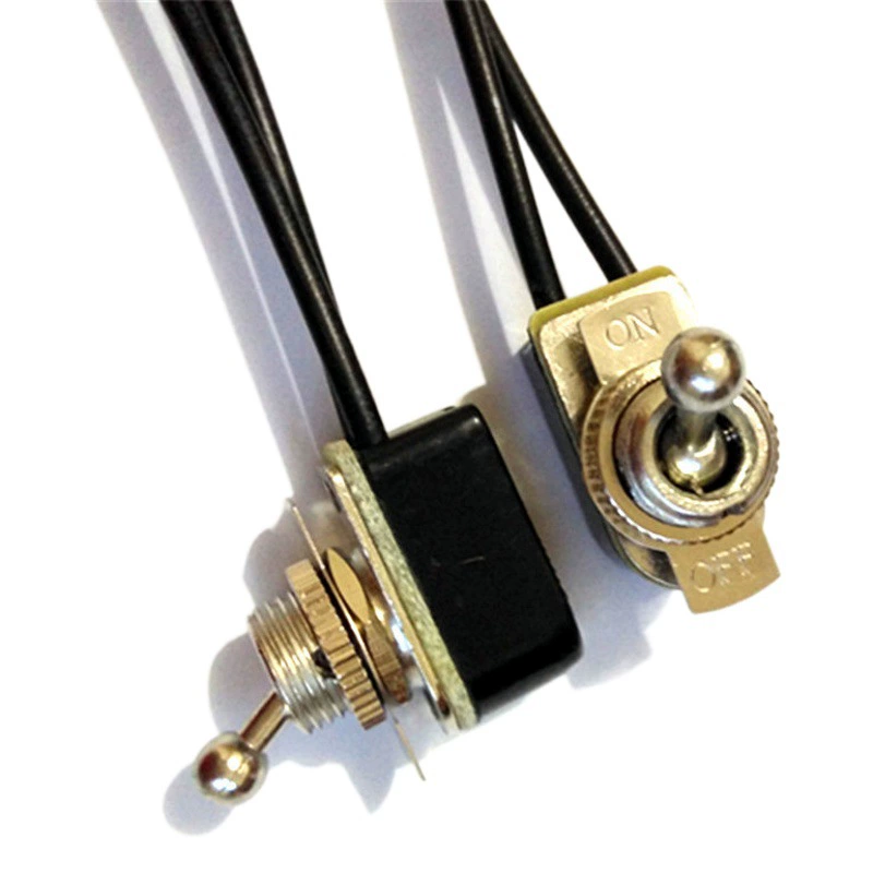 Золотой рокер-переключатель в стиле ретро для отелей, круглый, проводной, для освещения, кнопочный, тумблер