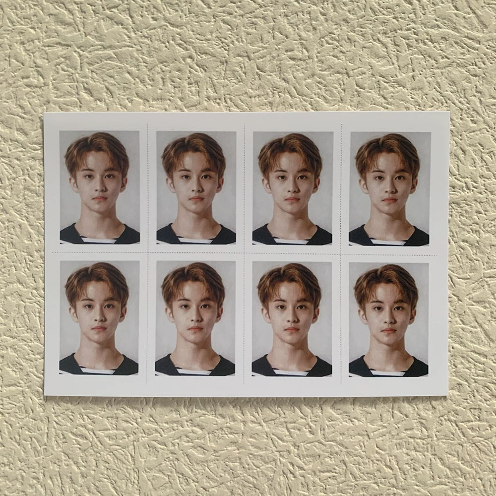 Фото на сертификат NCT DREAM одно-дюймовое фото NCT BLACK для школьного персонального идентификатора