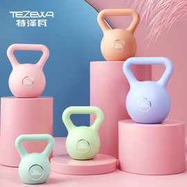 TEZEWA壶铃女士健身家用男士哑铃竞技专业壶铃球提壶哑铃5-30磅