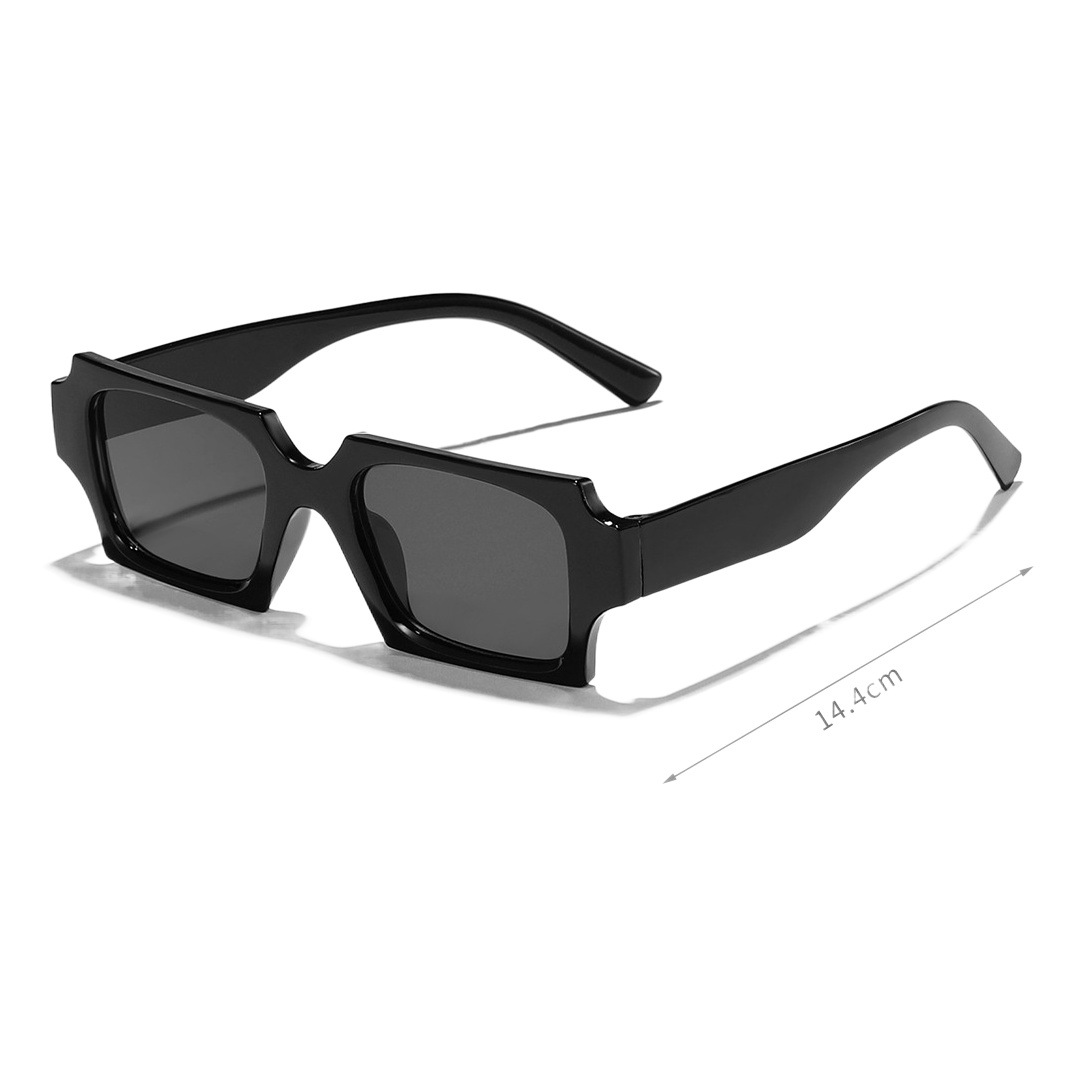 Nueva Europa y América retro pequeña caja clásica protección solar gafas de sol al aire libre desgaste esencial moda todo-juego gafas de sol