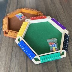 桌面遊戲 六面翻牌遊戲 數字遊戲玩具 兒童親子桌遊 骰子遊戲