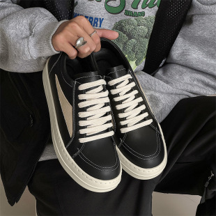 2024 New Niche Design Diablo High Street Style Low-top Men's Sneakers Retro Sports Thick Bottom Trendy Shoes All-match
