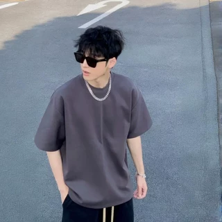 重磅夏季简约潮流百搭宽松内搭半袖男士利落时尚舒适美式休闲短袖
