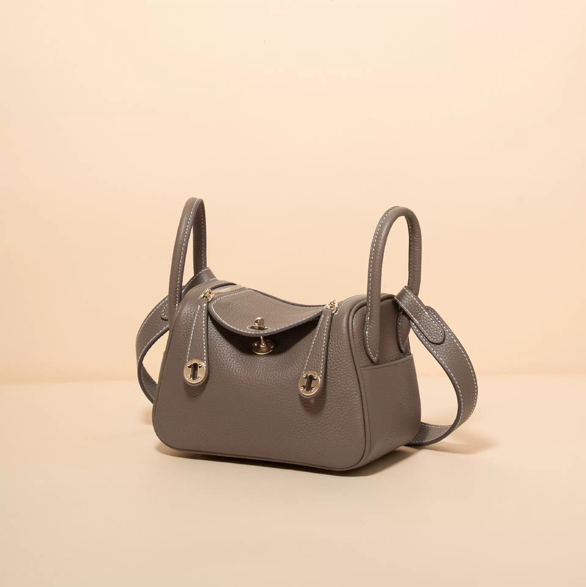 工厂批发真皮女包百搭经典款TOGO头层牛皮琳迪包时尚单肩腋下包女