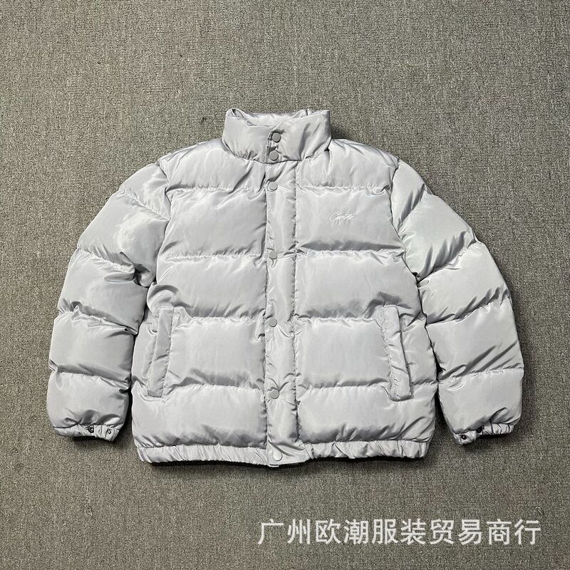 跨境美式cort刺绣恶魔岛棉服男女秋冬季ins高街棉衣连帽外套冬季|undefined
