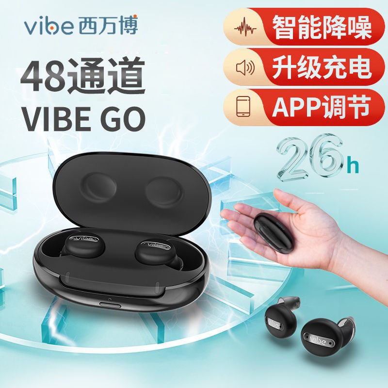 Siwan Bovibe audífono Bluetooth tipo auricular cargado inalámbrico para personas mayores sordas y auriculares especiales para jóvenes