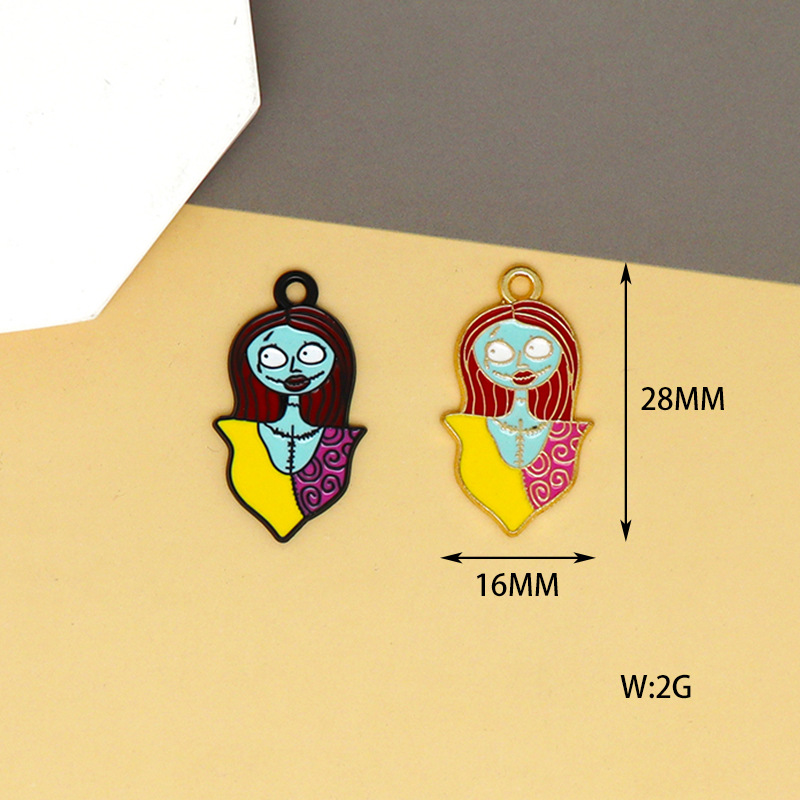 25g Weight Pendant Jewelry Making Type 16*30mm, 19 * 21mm, 20 * 23mm Jewelry Making Size DIY Jewelry Accessories Classification 10 PCS/Package Quantity Alloy Material Halloween Festival Pumpkin, Bow Knot, Skull Pattern Enamel Design Cool Style, IG Style Style 10 PCS/Package 16*30mm 19 * 21mm 20 * 23mm Alloy Pumpkin Bow Knot Skull Pendant 9