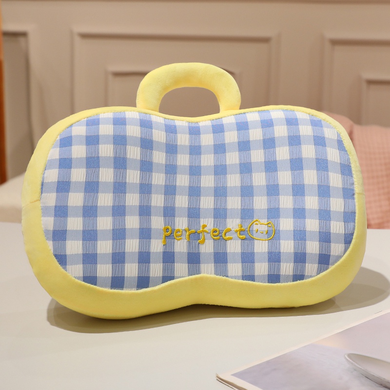 Almohada para Siesta de Espuma Viscoelástica y Franela para Oficina y Dormitorio Estudiantil