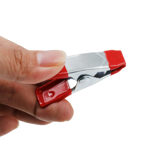 2-inch metal woodworking A-shaped clip with large elasticity and stable shadow cloth tent clip DIY spring clip fixing fixture