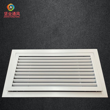 铝合金门铰式可拆百叶风口中央空调带过滤网单层进风口