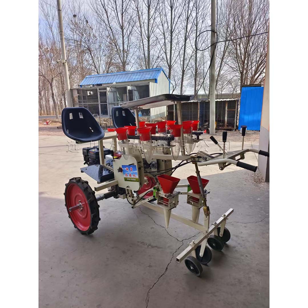 蔬菜秧苗移栽机 辣椒载苗机 红薯大葱培苗机 两行自走式育苗机