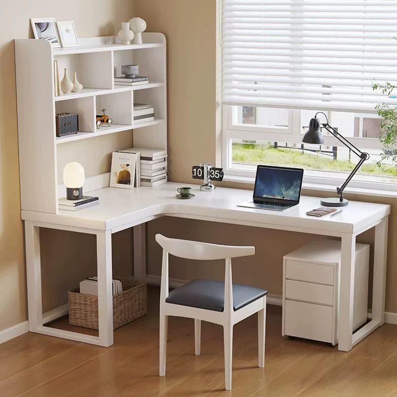 Угол из массива дерева Компьютерный стол письменный стол книжная полка