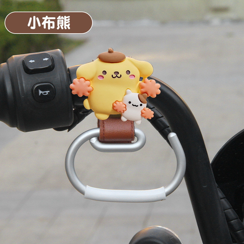 알루미늄 합금 후크 - 작은 천 곰 후크 (갈색 싱글)