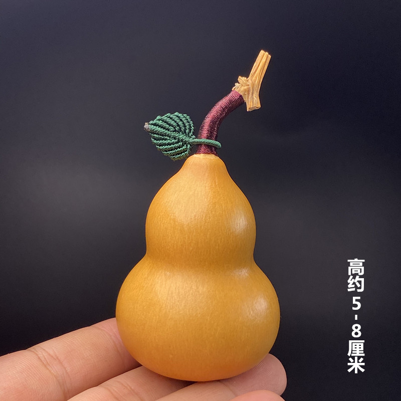 【0】큰 통통한 조롱박 + 나뭇잎