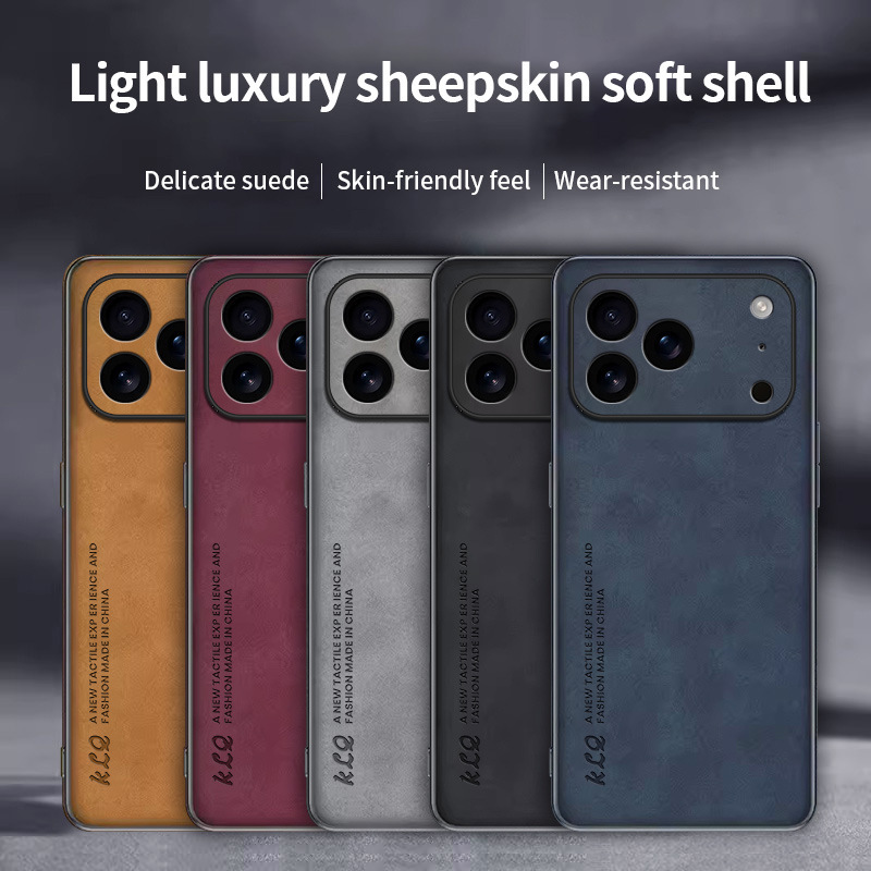 Suitable for Apple 17Pro Max Mobile Phone Case, Anti-Fall Iphone15 Sheepskin 16Pro New Model 13 Protective Cover Xr